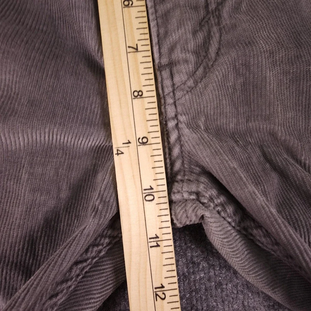 Levis 512 Pants Mens 30x32 Gray Corduroy Slim‎ Taper 5-Pocket Stretch Red Tab